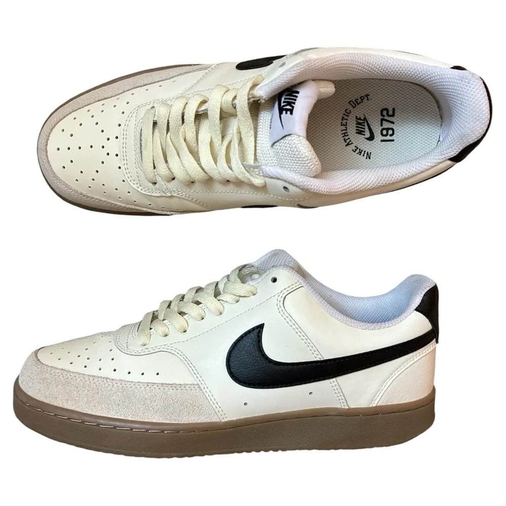 Nike Court Vision Low 'White Black Gum Size 8.5 Men’s